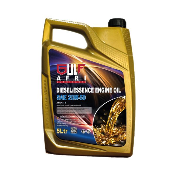 07-GULF-AFRI--5LTR---DIESEL-20W-50--BLU---GOULD-02-1 GULF AFRI DIESEL ESSENCE ENGINE OIL SAE 50 API SL/CF