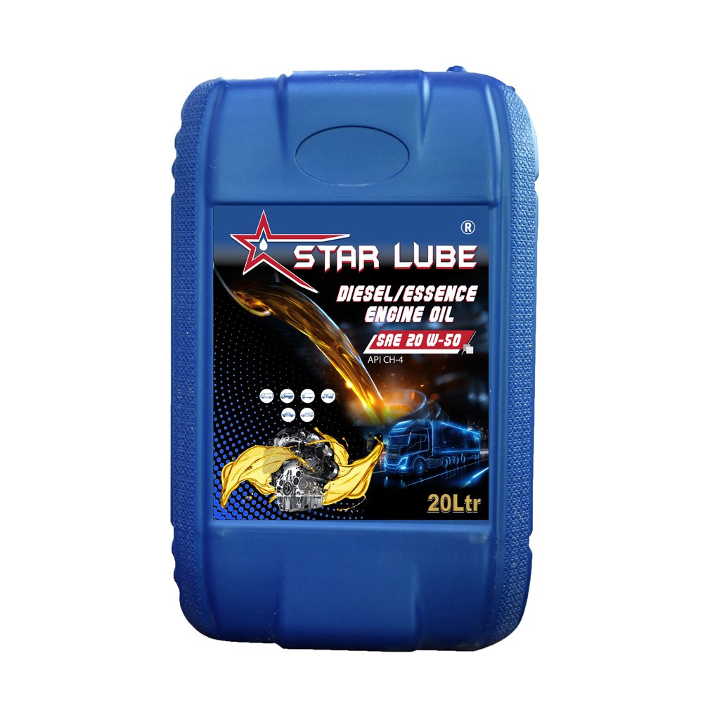 STAR LUBE DIESEL ESSENCE ENGINE OIL SAE 20W-50 API CH-4